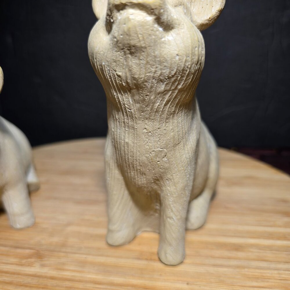 Pair of PIGS Figurines Resin Country Farmhouse Decor - Picture 4 of 7